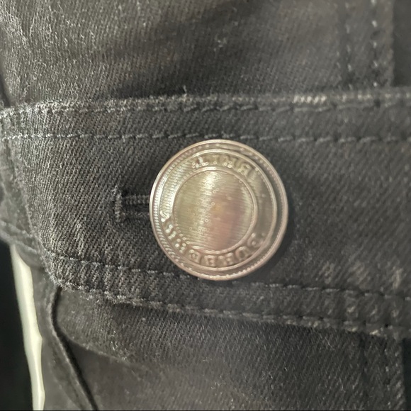 Burberry Brit denim jacket military style front buttons - Picture 6 of 11